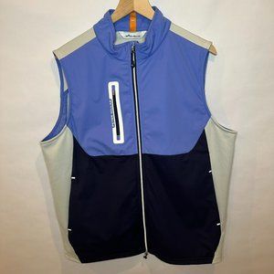 Peter Millar Hybrid Vest Navy Medium Blue Cream L